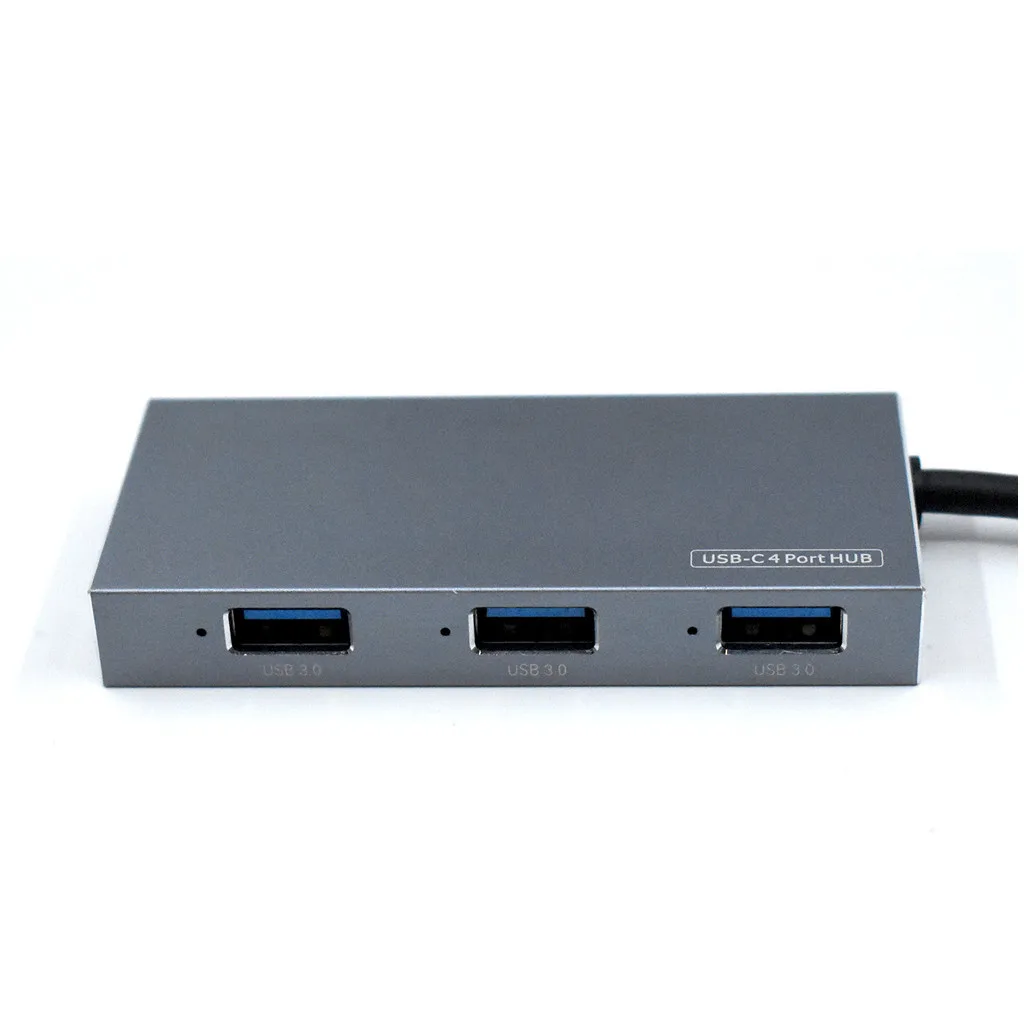 Ouhaobin 4-портовый USB C концентратор портативный Type адаптер с 4 портами 3 0 для MacBook Pro
