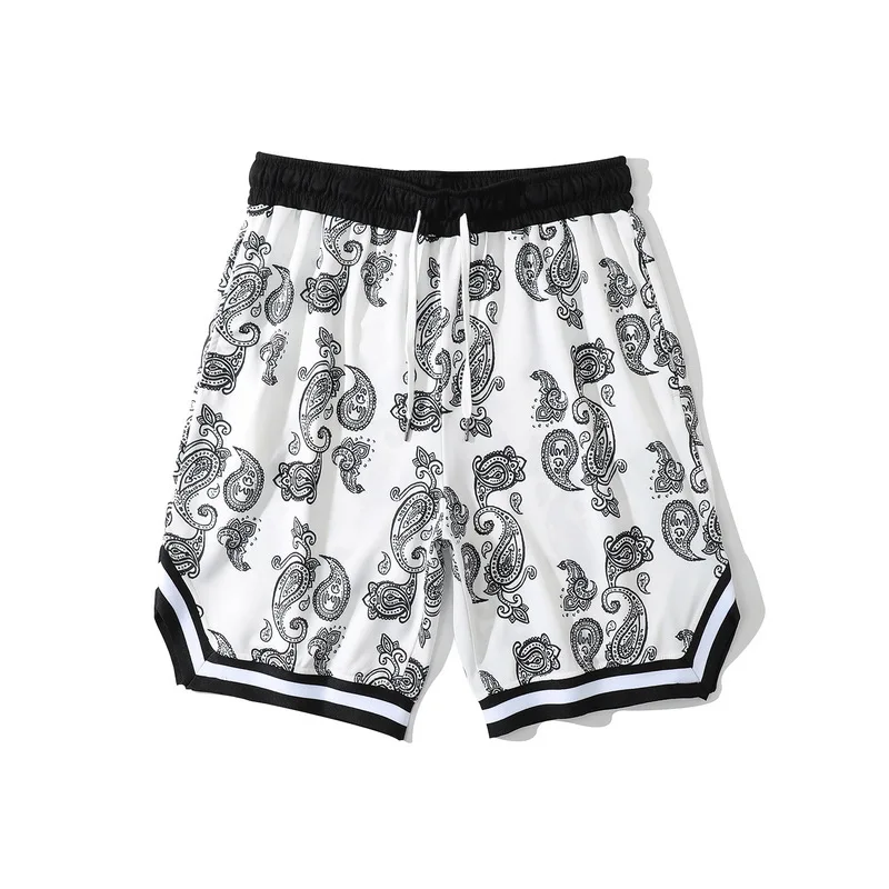 2021 Hip Hop Harajuku Shorts Streetwear Bandana Paisley Pattern Print  Jogger pantaloni corti uomo pantaloni elastici in vita pantaloncini  WY756|Casual Shorts| - AliExpress