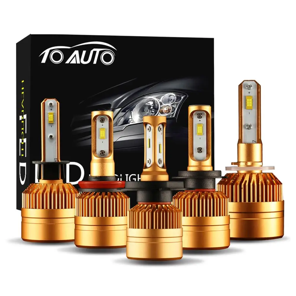 2Pcs H4 LED H7 H11 H8 9006 HB4 H1 H3 HB3 H9 H27 880 881 Car Led Headlight Bulbs Super Bright Auto Lamp 12V 6000K | Автомобили и
