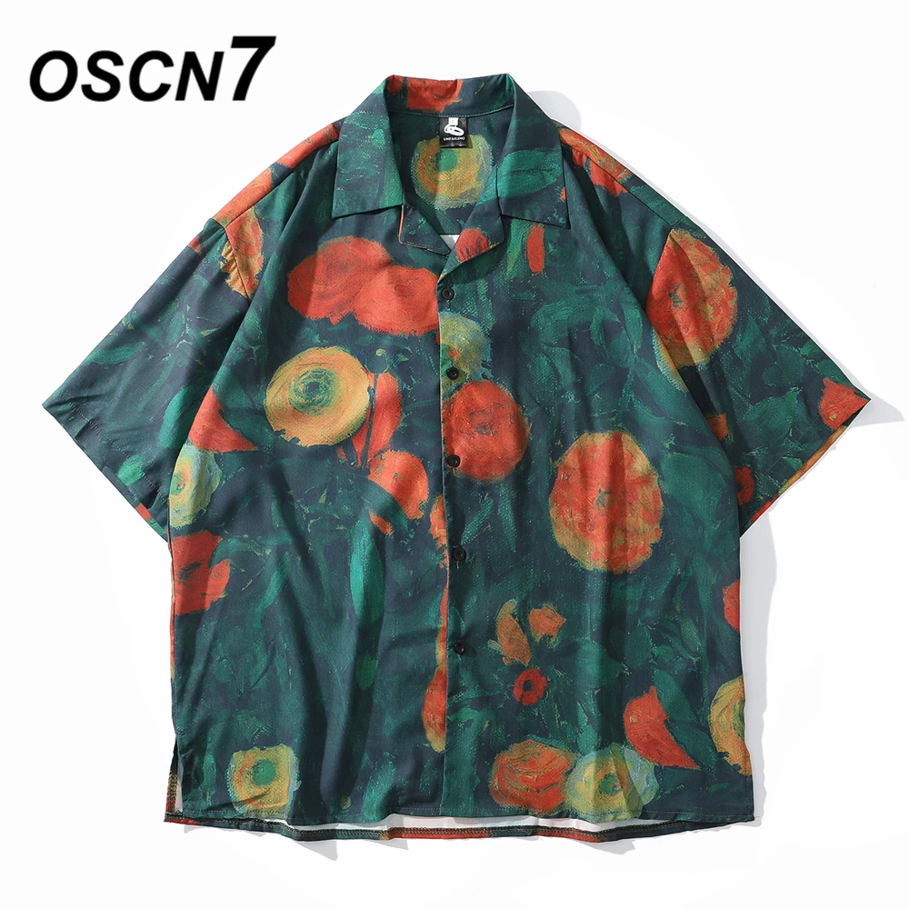 OSCN7 Casual Printed Short Sleeve Shirt Men Street 2020 Hawaii Beach Oversize Women Fashion Harujuku Shirts for Men 3032 OSCN7 Casual Printed Short Sleeve Shirt Men Street 2020 Hawaii Beach Oversize Women Fashion Harujuku Shirts for Men 3032