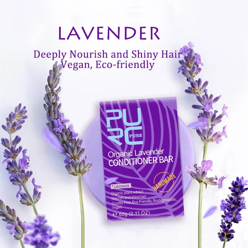 Organische Lavendel Conditioner Bar Kalt Verarbeitet Nach Keratin Behandlung Handgemachte