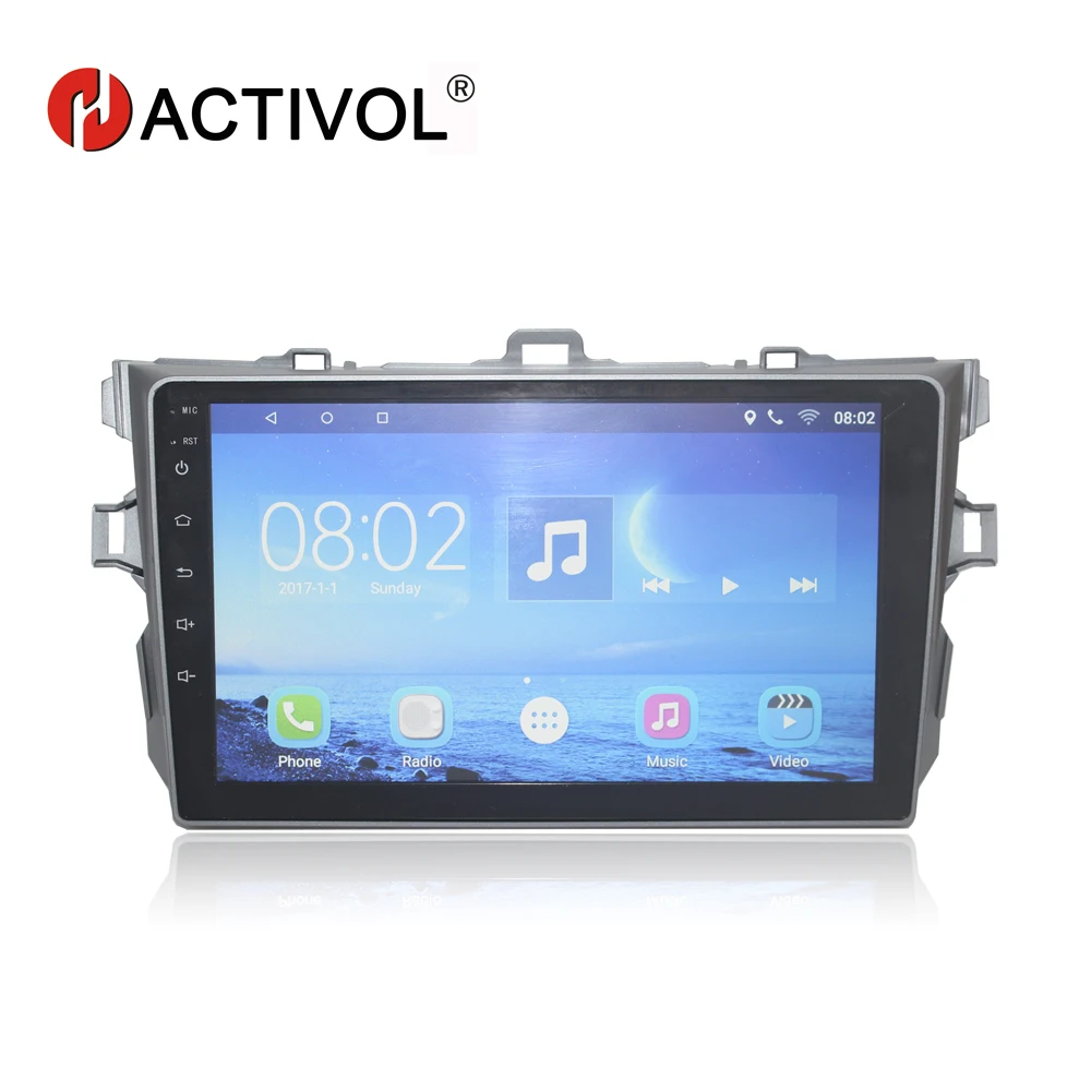 HACTIVOL 9 &quotАвтомагнитола для TOYOTA COROLLA 2007 2008 2009 2010 2011 android 7 0 автомобильный dvd плеер с