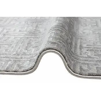 

Apex Classy 8 'x 11' Wool Grey Area Rug