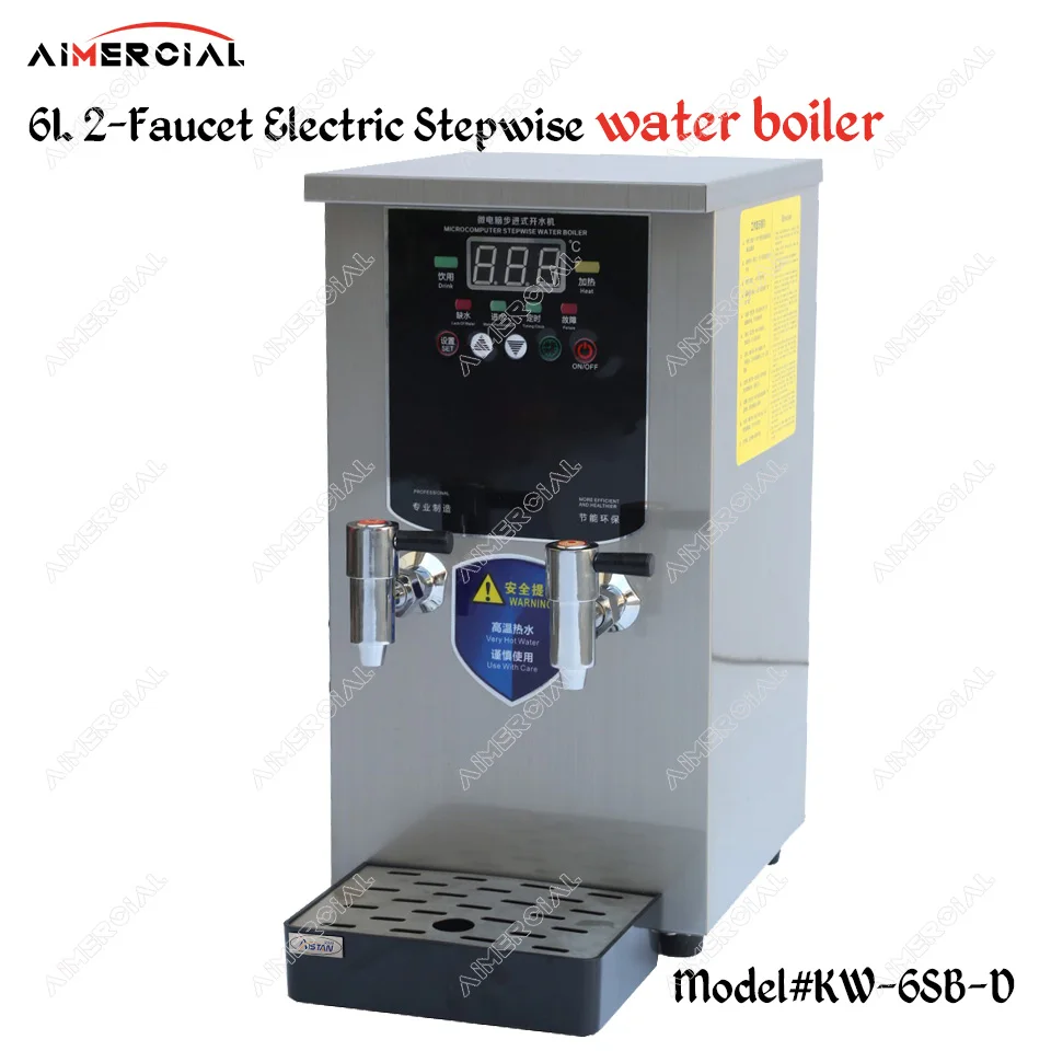 KW10SK commercial electric stepwise water boiler stainless steel water boiling machine with microcomputer control