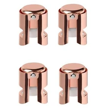 Герметик для шампанского, пробка из нержавеющей стали, пробка для бутылки вина, набор герметик с более длинной пробкой, подарки, аксессуары для