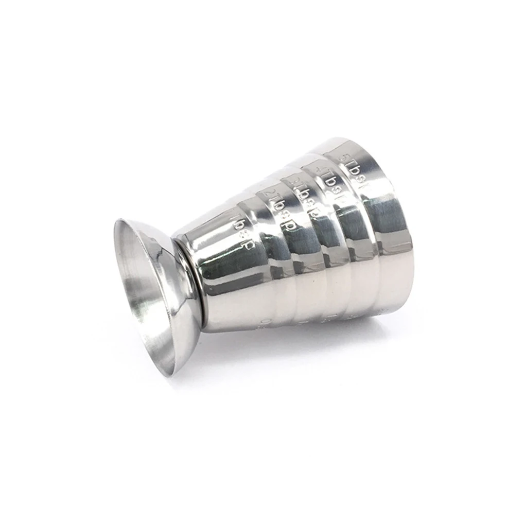 75ML Stainless Steel Measure Cup 3 In 1 Cocktail Tools Bar Jigger Cup stainless steel measuring cups measuring jigger