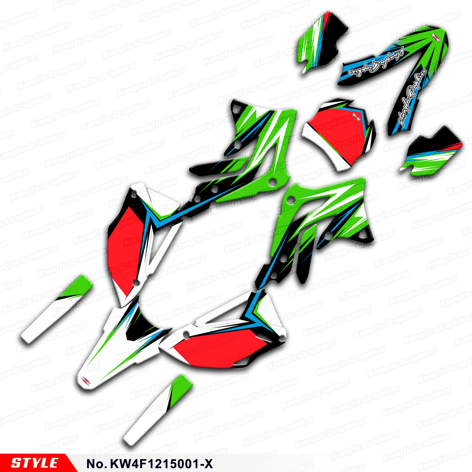 Aftermarket Off Road Stickers Motorcycle Graphics Vinyl for KX 450F