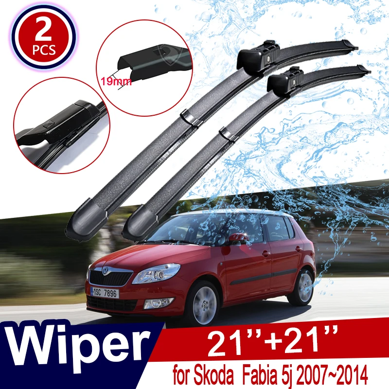 Car Wiper Blades for Skoda Fabia 2 5j 20072014 Front Windscreen