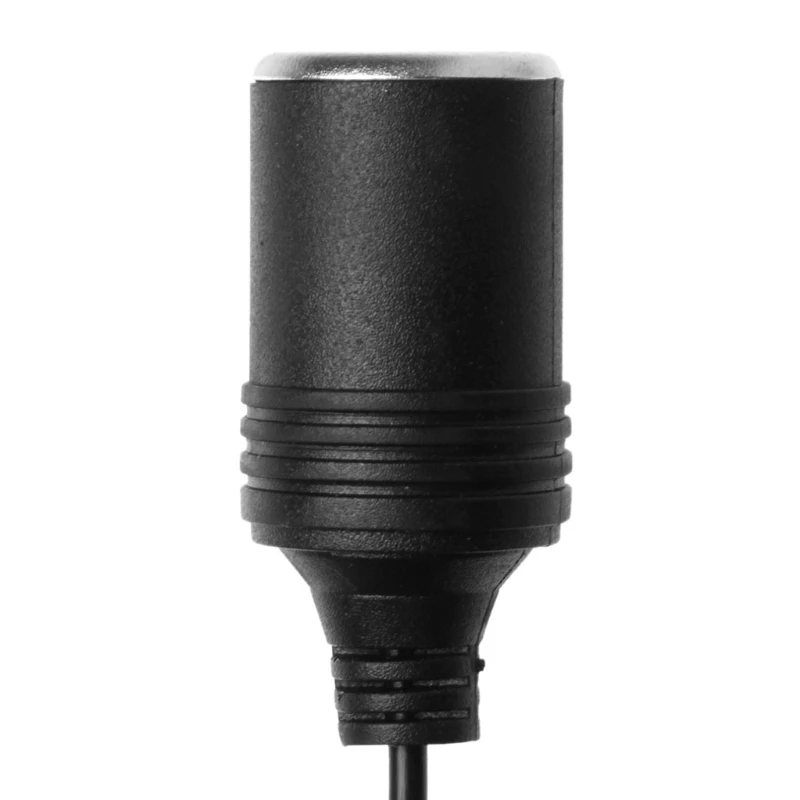 Car Charger Power Supply Adapter USB C PD Female Type C Male to 12V Car Socket Power Supply Cable with Output Voltage Display for 12V Car LED Light Driving GPS