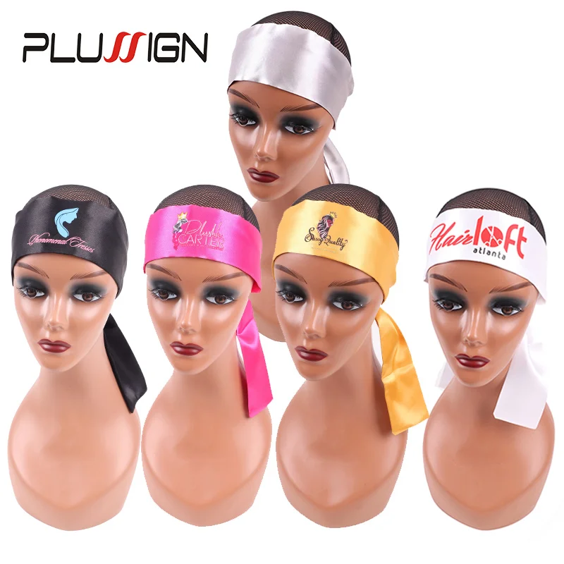 Plussign Satin Edges Hair Wrap Silk Wig Grip Black Golden White Satin  Headband Edge Wraps For Lace Frontal Wigs Soft Hair Band - AliExpress