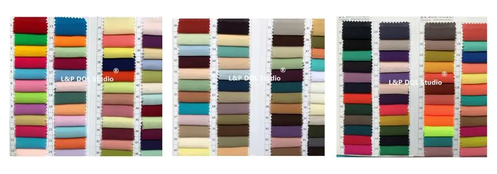 Color Charts For Reference-- NOT for Sale!!! ( Chiffon, Satin, Tulle, Sequins Fabric) Wedding Dress/Evening Dress/Bridesmaid