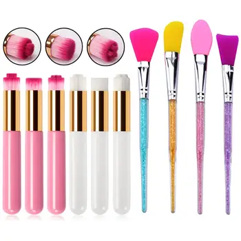 

5 Sets of Pores Cleansing Acne Blackhead Silicone Mask Brush Facial Cleansing Brush Makeup Brush Set Beauty Makeup Tools