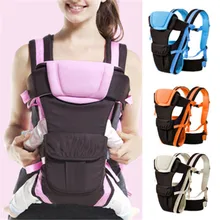 Бренд новорожденный младенец Перевозчик дышащий Эргономичный Регулируемая перевязь слинг рюкзак младенец Перевозчик 0-24 м
