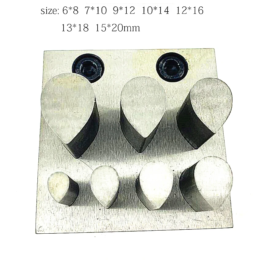 Lot de 39 poinçons en acier pour cuir, coupe fine et tranchante, pour