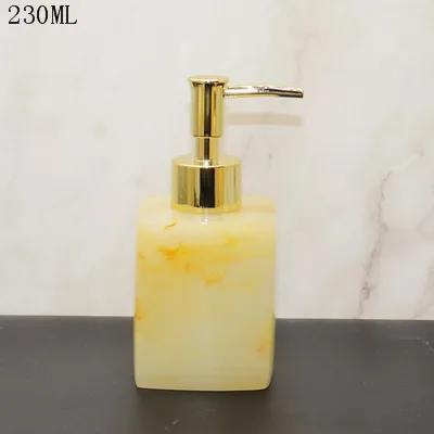 230 ML Смола дезинфицирующее средство для рук Бутылка для лосьона гель для душа шампунь Пресс бутылка для ванной комнаты портативная бутылка для мыла O002 - Цвет: 230 ML