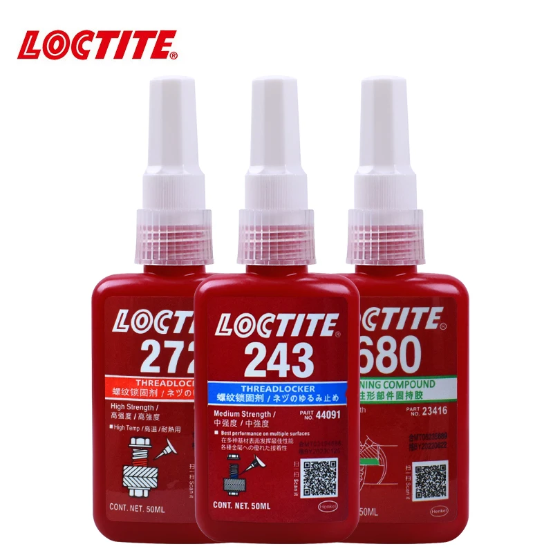 Loctite 50/250 мл резьбовой шкафчик 222 241 242 243 262 263 271 272 277 винтовой клей анаэробный для