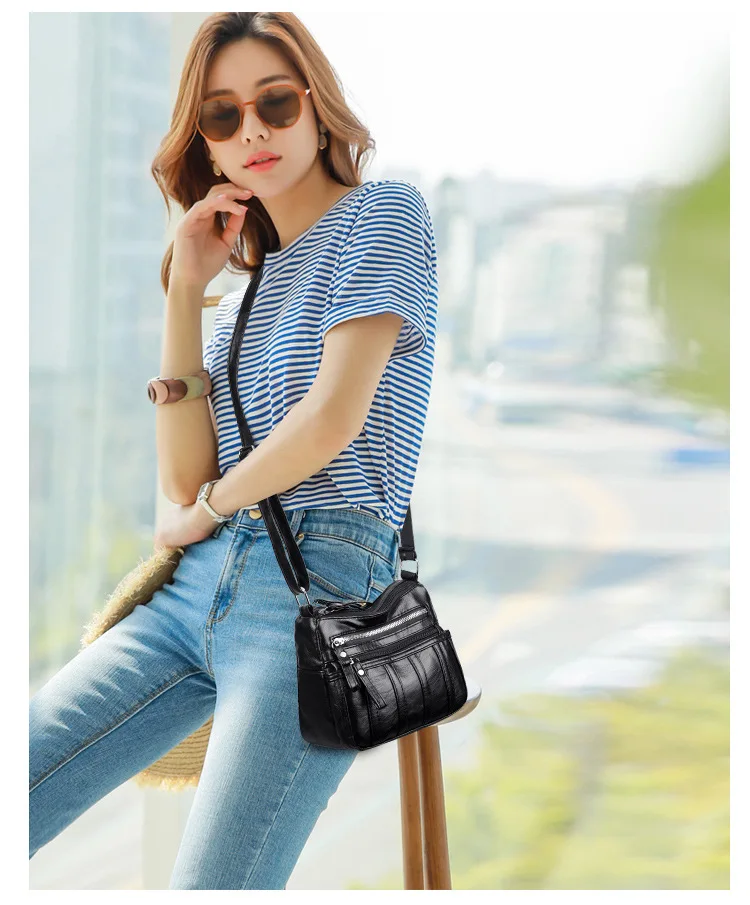 Trendy Women Handbags Simple Shell Crossbody Bag Fashion All-Match Female Purses Small Shoulder Messenger Bags