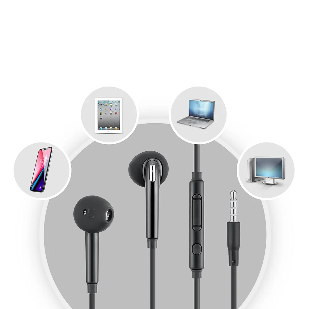 3,5 мм проводные наушники портативные стерео музыкальные наушники без Bluetooth наушники-вкладыши с микрофоном для samsung iPhone Xiaomi