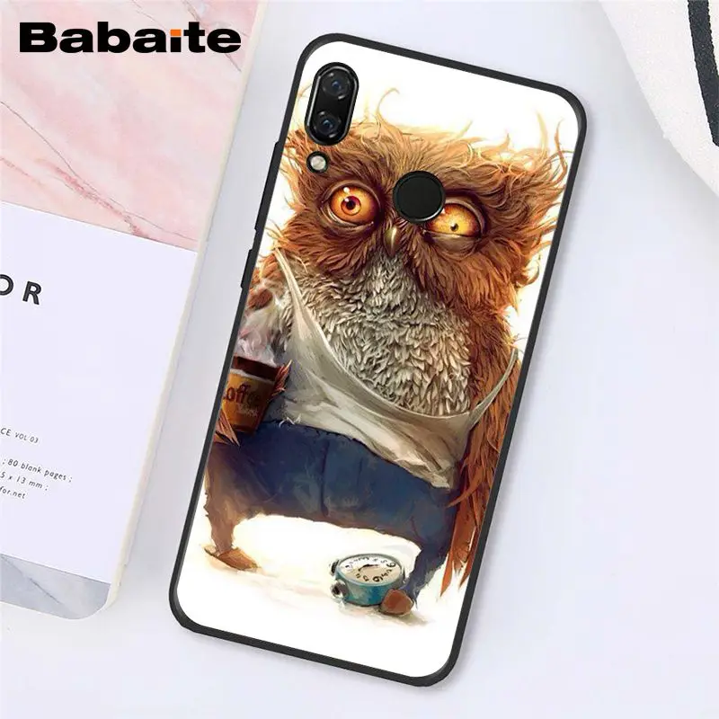 A11 Babaite животного Сова чехол для телефона для Xiaomi Redmi8 4X 6A S2 Go Redmi 5 5Plus Note4 5 7 Note8Pro - Цвет: A11