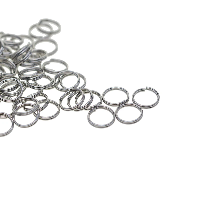 500pcs Round Split Rings Small Double Ring Jewelry Bag Luggage Crafts Making Kit