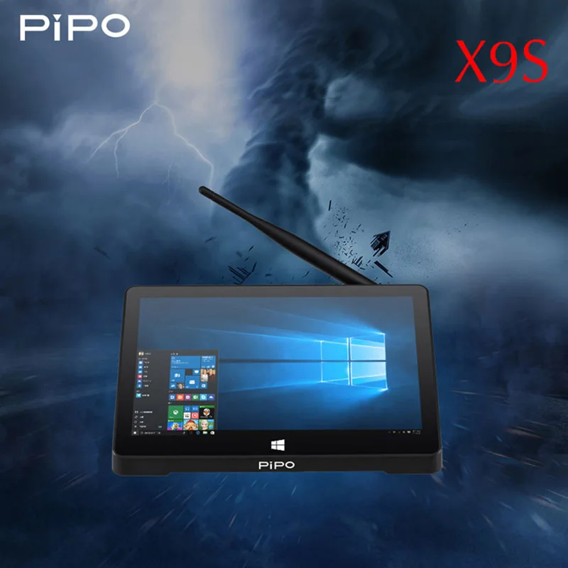 Pipo X9S Win 10 Мини ПК Intel Cherry Trail Z8350 четырехъядерный 1920X1080P 2G/32G Smart tv Box Bluetooth 4,0 HD медиаплеер 8,9 дюйма