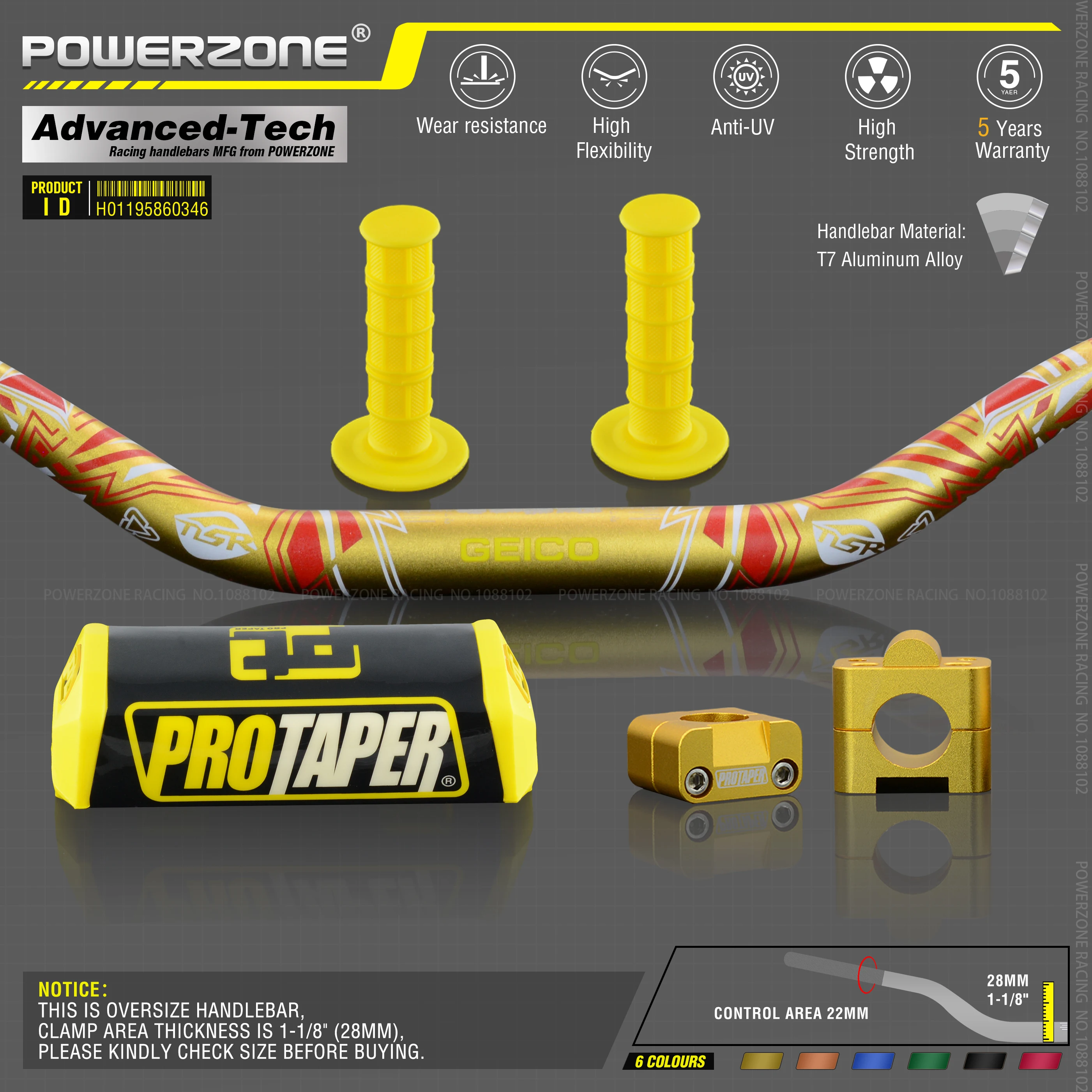 Руль для Pro Taper Pack Bar 1 1/8 &quot классическая дверная ручка ручки Pit Racing Dirt Bike Motorcycle адаптер с ЧПУ|Руль велосипеда| |