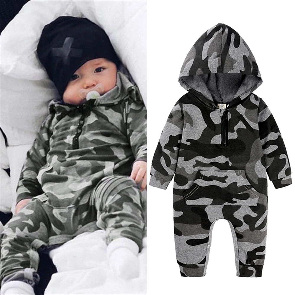 baby boy camo overalls