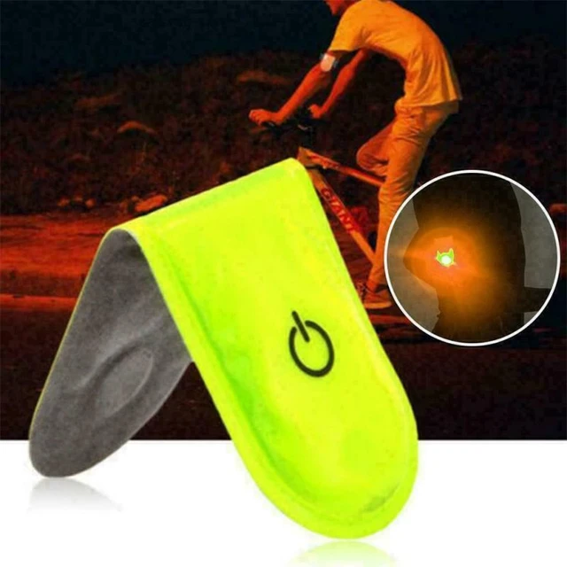 Lampe magnétique réfléchissante à LED, éclairage nocturne brillant, pour la  course à pied, la randonnée, l'alerte de sécurité, le Jogging, le cyclisme  en plein air