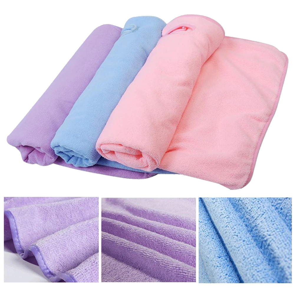 Домашняя текстильная салфетка для женщин банное полотенце полотенца-халаты супер абсорбент сплошной цвет пляжное, для спа ванна одежда для сна