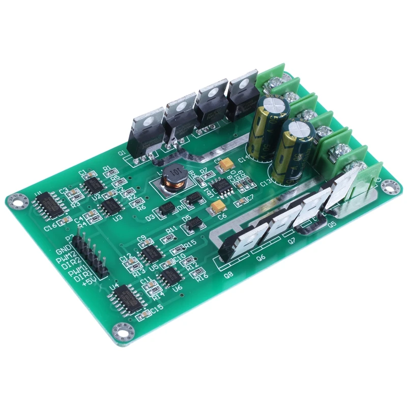 

3V-36V Dual Motor Driver Board Module H-bridge DC MOSFET IRF3205 15A Peak 30A