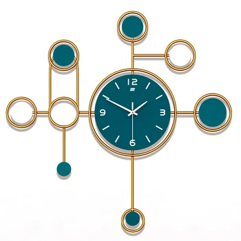 

Static high-temperature baking varnish simple modern wall clock living room household fashion creative timepiece