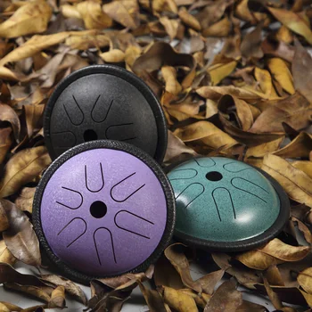 

5.5 Inch 6 Tone Tongue Drum Mini Steel Tongue Drum With Mallets Carrying Bag Percussion Instrument For Kids Children Gifts