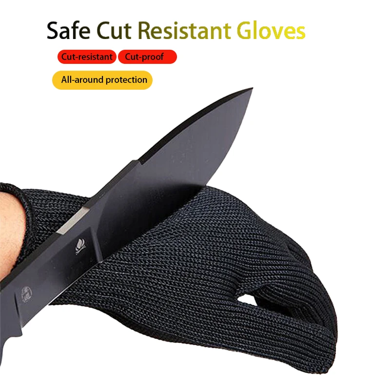 Outdoor High-strength Anti-cut/slip gloves Level 5 Protection Safety 1 Pair For Fighting Self-defense Fish Meat Cutting