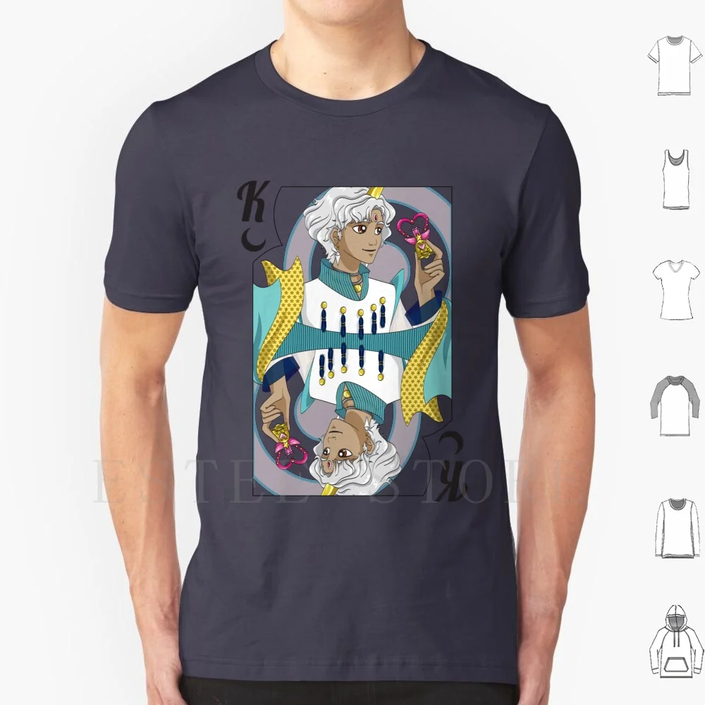 Moon Prism-Helios T Shirt Fai Da Te Big Size 100% Cotone Sailor Sailor Scout Sailor Senshi Manga Anime Helios Pegasus Golden Kingdom