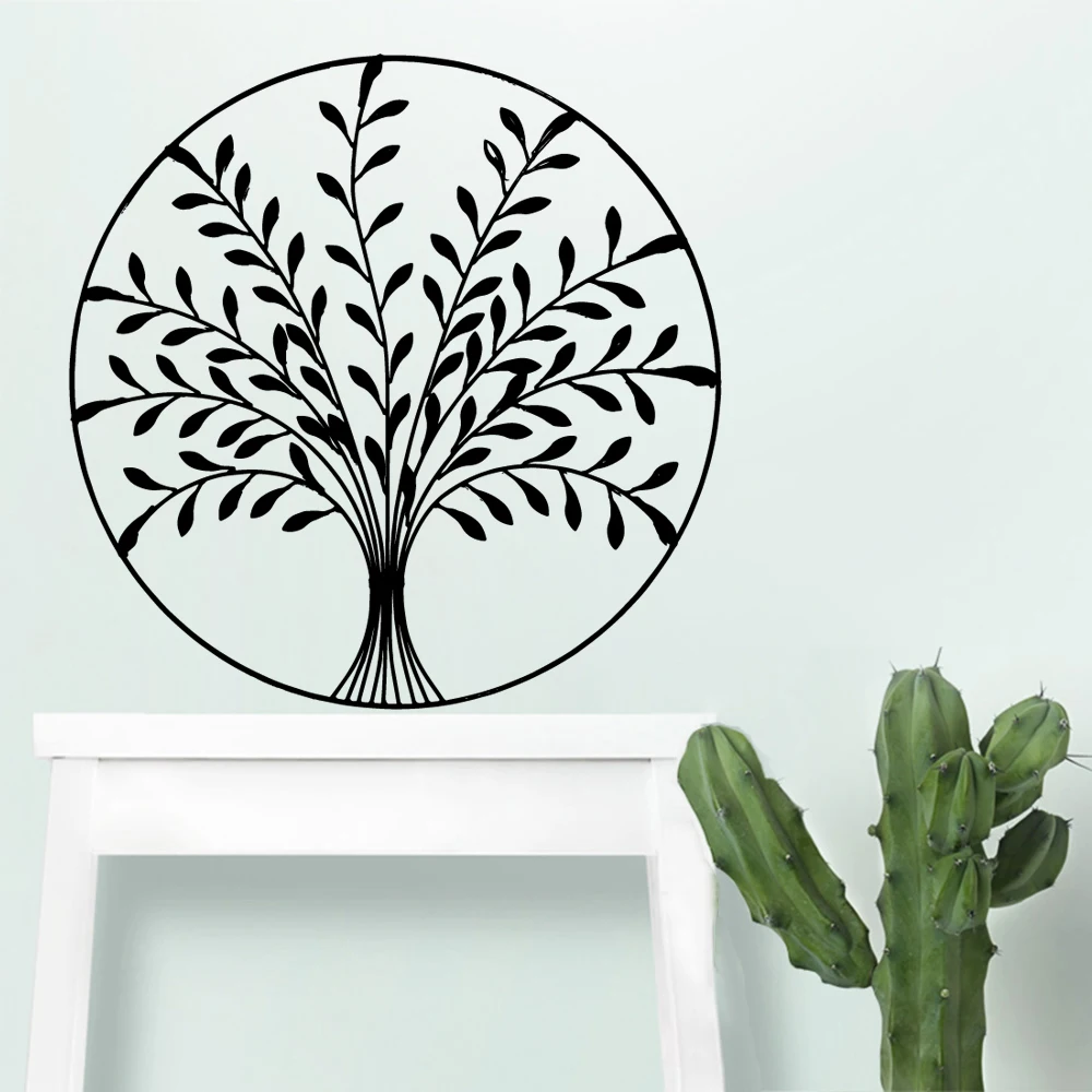 Removable Plant Wall Sticker Pvc for Living Room Company School Office Decoration removable mural | Дом и сад