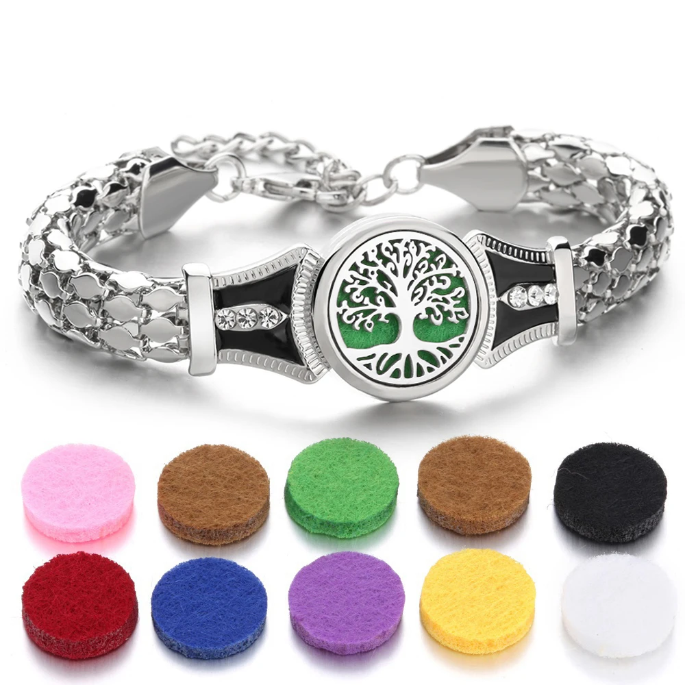 Aromatherapy Bracelet Life of Tree Aroma Bracelets Adjustable Chain