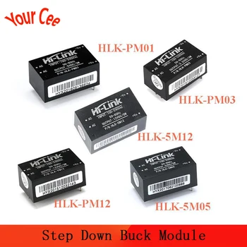 

HLK-PM01 HLK-PM03 HLK-PM12 HLK-5M05 HLK-5M12 AC-DC 220V to 5V 3.3V 12V 5V700mA Power Supply Module AC DC Step Down Buck Module