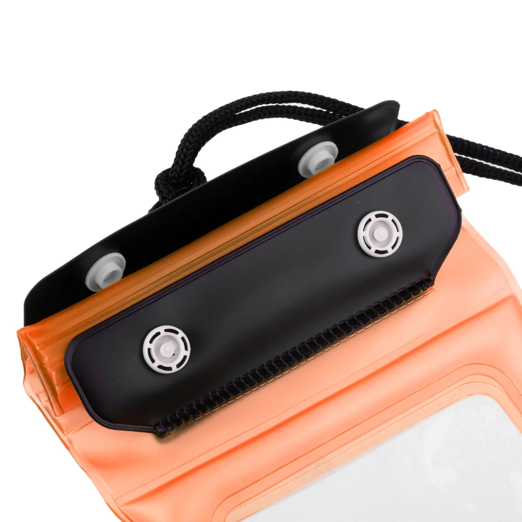 Double Locked Waterproof Phone Case Pouch Cover Holder Swimming Dive Dry Bag Fits Most Smart Phones up to 6.0