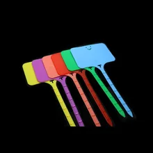 100PCS T type label waterproof record plate Nursery Premium Label Plastic Plant Garden Plant Pot Planter Vegetable Label Tag