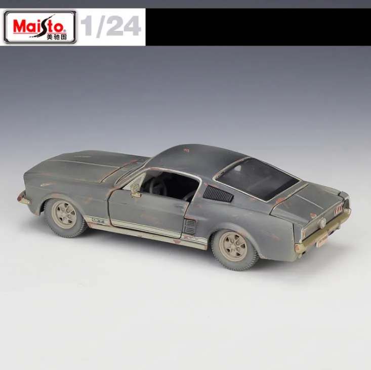 Модель автомобиля Maisto 1:24 1967 Mustang GT модель старой версии из сплава литый