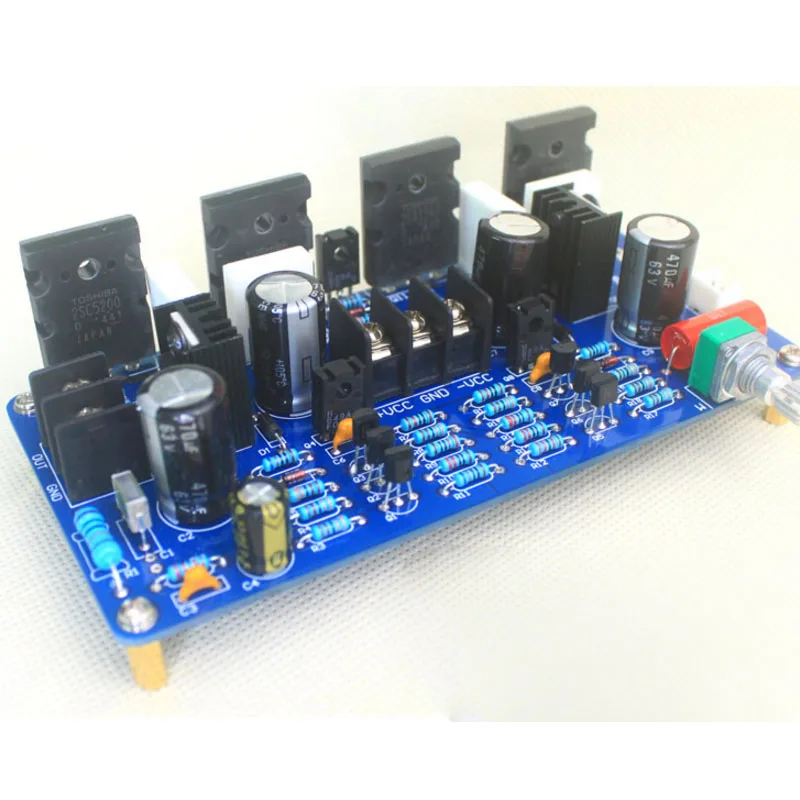 

KYYSLB 5200 200W fever 1943 home audio amplifier board double parallel high power discrete component power amplifier board