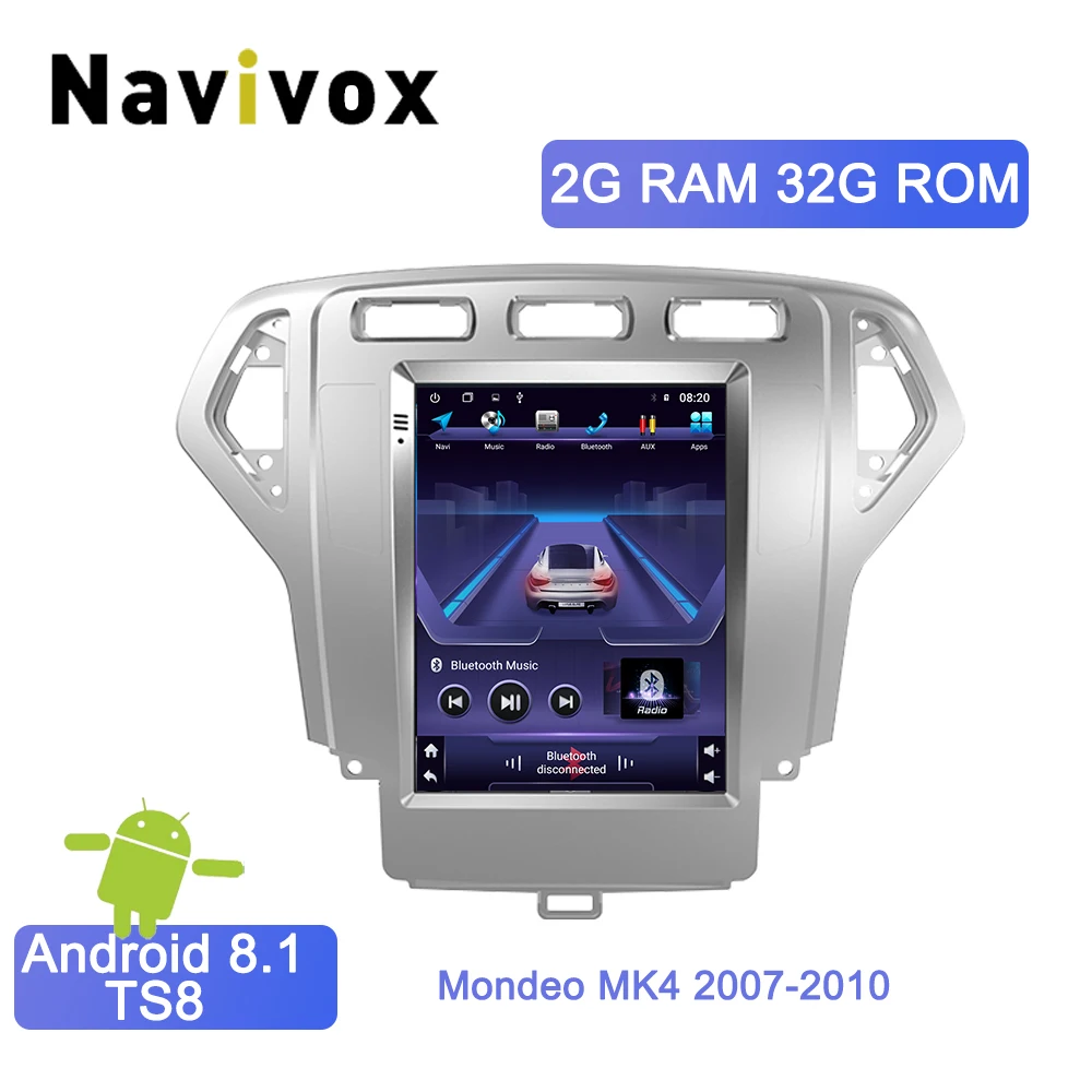 

Navivox 10.4" Vertical Screen 2 Din Android Car Radio For Ford Mondeo MK4 2007-2010 Car DVD GPS Multimedia Video Navigation