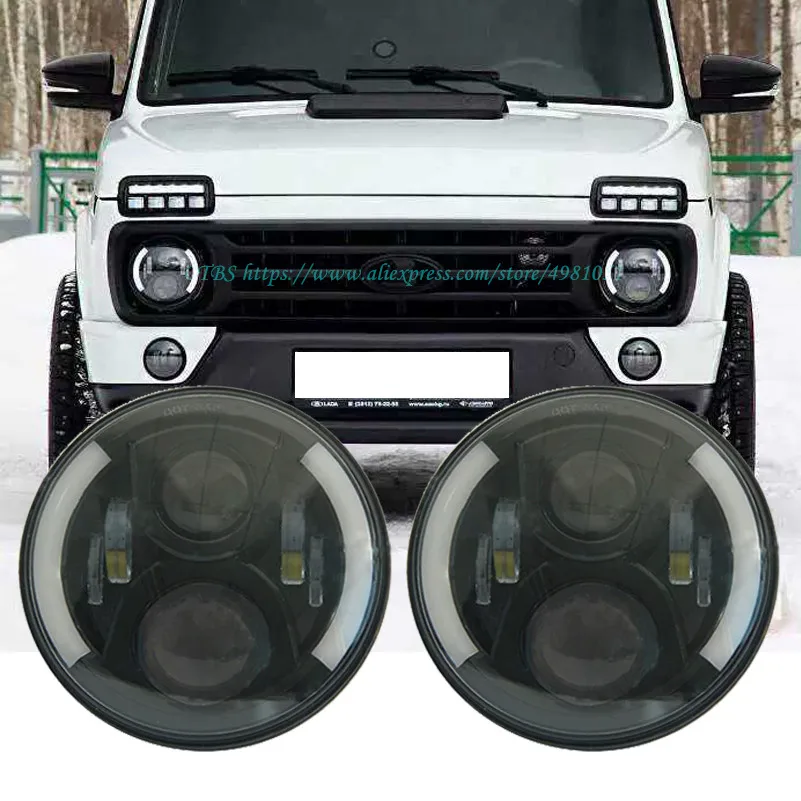 1 пара ходовые огни 60 ВАТТ машинные Led 7 дюймов автомобильные аксессуары