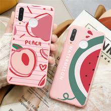 Silicone Phone Case For Huawei Honor 8X 10i 20i 9S Play 9A 10 20 9 Lite Pro Coque Y5P Y6P Y8P Summer Fruit Candy Back Cover Case