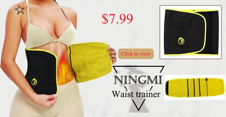 NINGMI Women Waist Trainer Belly Shaper Belt Body Shaper Waist Cincher Shapewear Belt with Strap for Drop Shipping spanx underwear