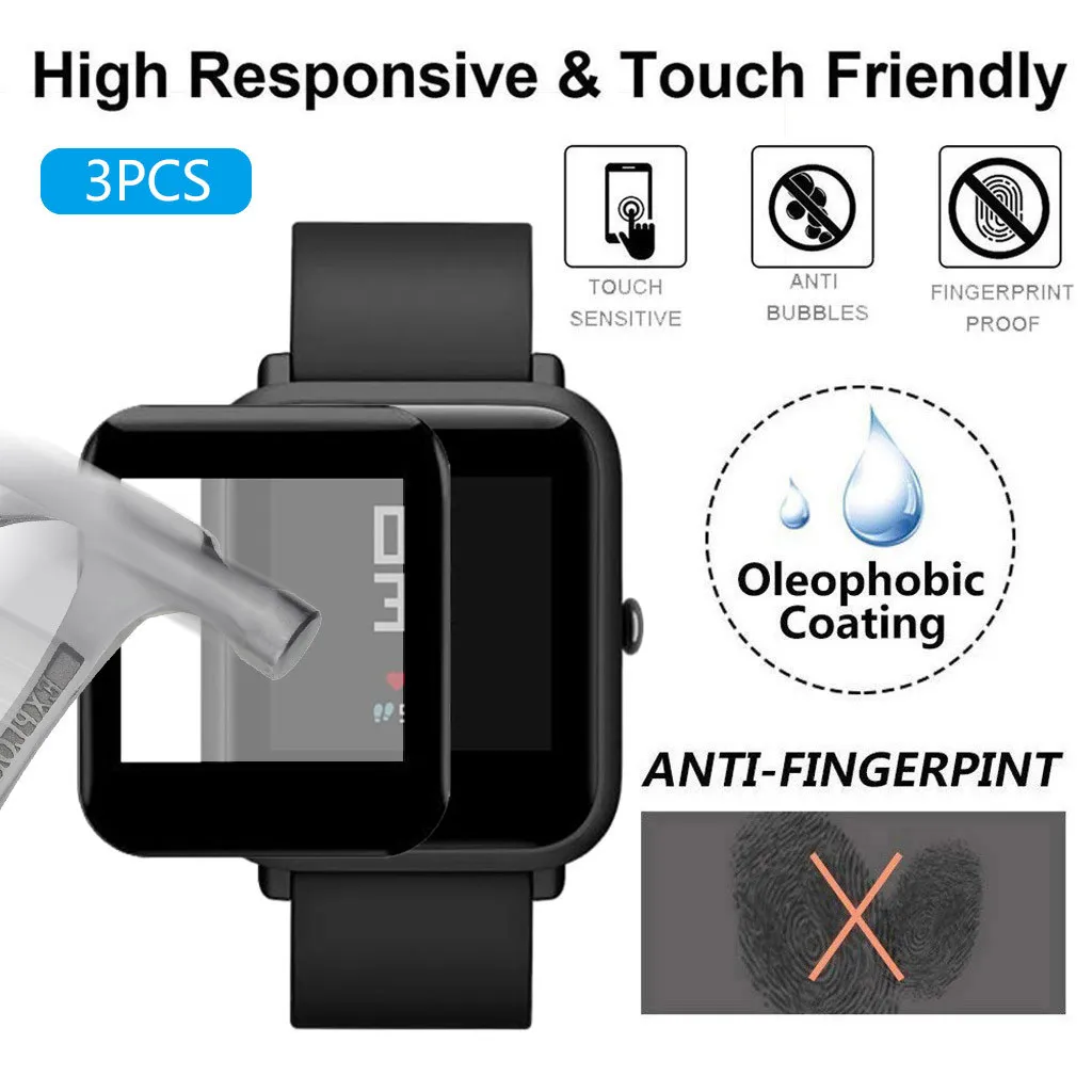 Взрывозащищенный чехол для AMAZFIT bip Smart watch 1 шт./3 шт. прозрачная