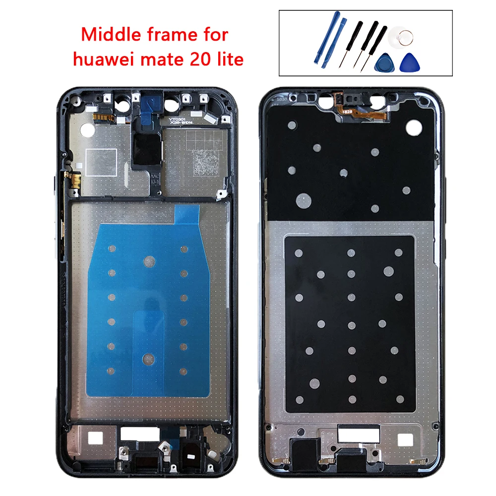 

For Huawei mate 20 Lite SNE-LX1 SNE-L21 Bezel Frame Housing Middle Frame For Huawei mate 20 Lite LCD Holder Screen Front Frame