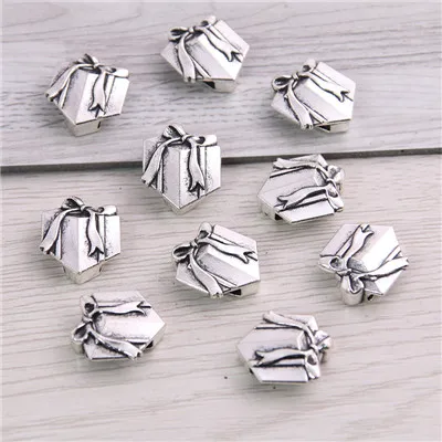 Antique Silver Сладкий колокол 20 шт два цвета смешанный стиль переходники для колесных дисков слайдер разделитель для украшения материал для изготовления ювелирных изделий для шнура 10 мм - Цвет: Antique Silver