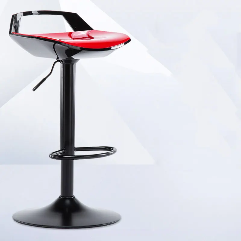 Bar Chair High Stool Can Lift Rotatable Safety Gas Rod Modern Simplicity Easy to Install Multiple Choices - Цвет: High Section