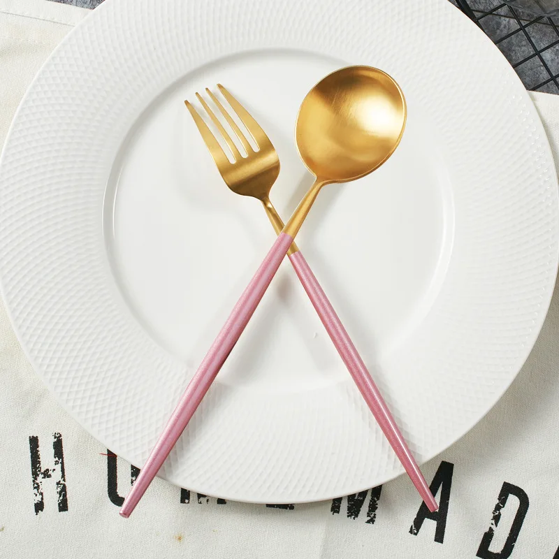Pink Gold Dinnerware set (2)